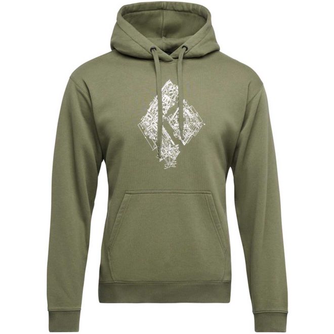 BD Black Diamond Engineered Diamond Pullover Hoody felpa con cappuccio da uomo