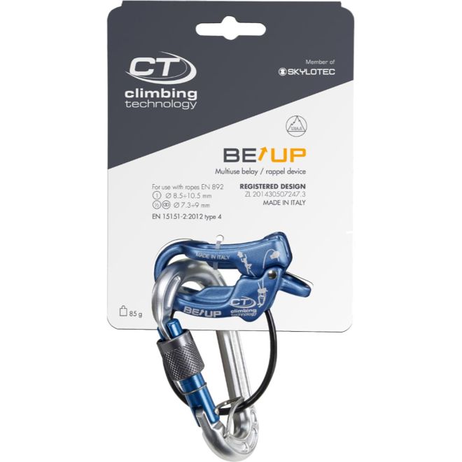 CT Climbing Technology Be-Up Kit assicuratore arrampicata + Concept SGL moschettone