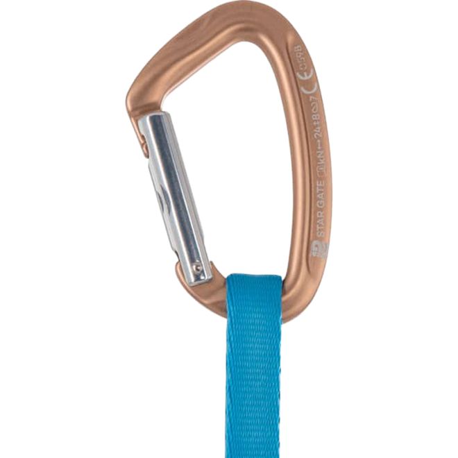 Beal Zest Matt Blue rinvio arrampicata