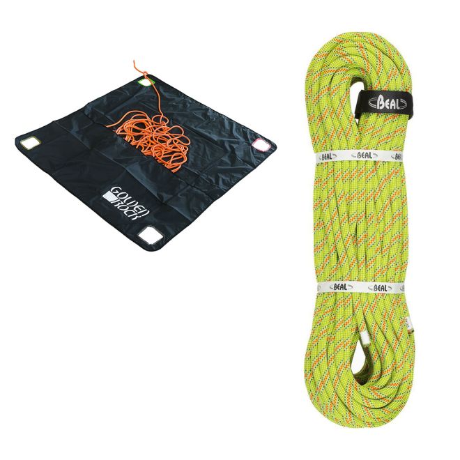 Oliunìd Kit Tuono 9.4 mm + telo porta corda Golden Rock Rope Tarp