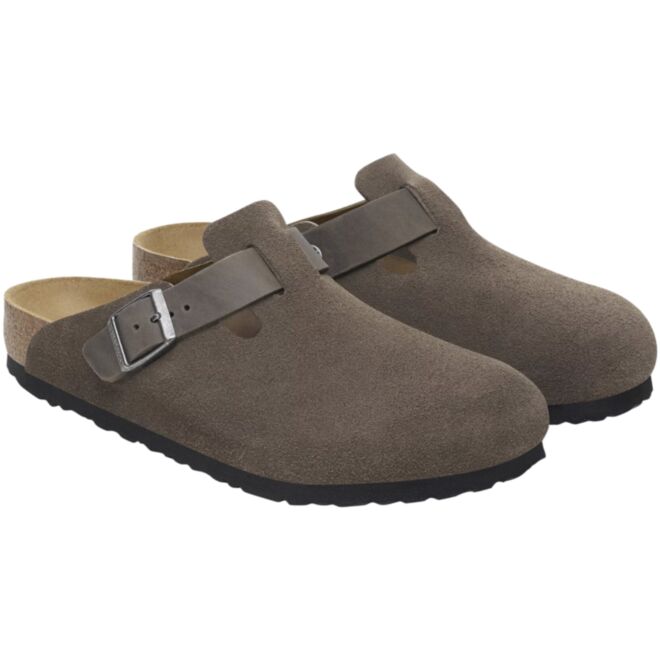 Birkenstock Boston Suede Leather sandali