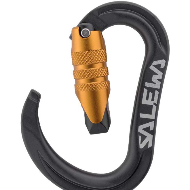 SALEWA Ortles HMS C.3 S moschettone arrampicata triplo movimento