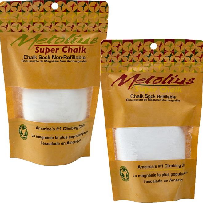 Metolius Super Chalk Sock Refillable pallina magnesite