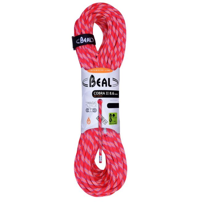 Beal Cobra II Unicore 8.6 mm Dry Cover mezza corda arrampicata