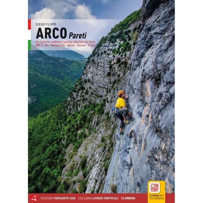 Versante Sud Arco Pareti Vol.2 guida arrampicata italiano