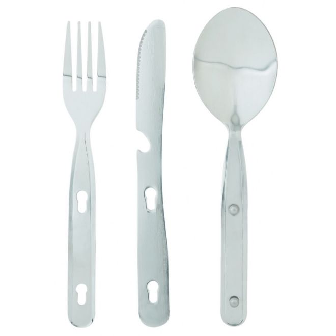 Ferrino set di 3 posate in inox