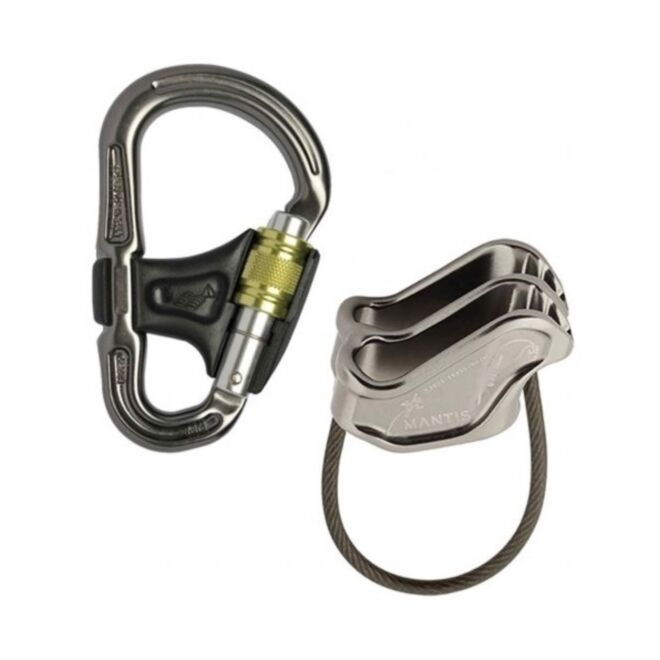 DMM Mantis Belay Master 2 Set assicuratore + moschettone arrampicata