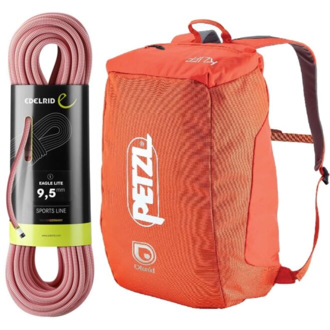 Oliunìd Kit Eagle Lite 9.5 + zaino porta corda