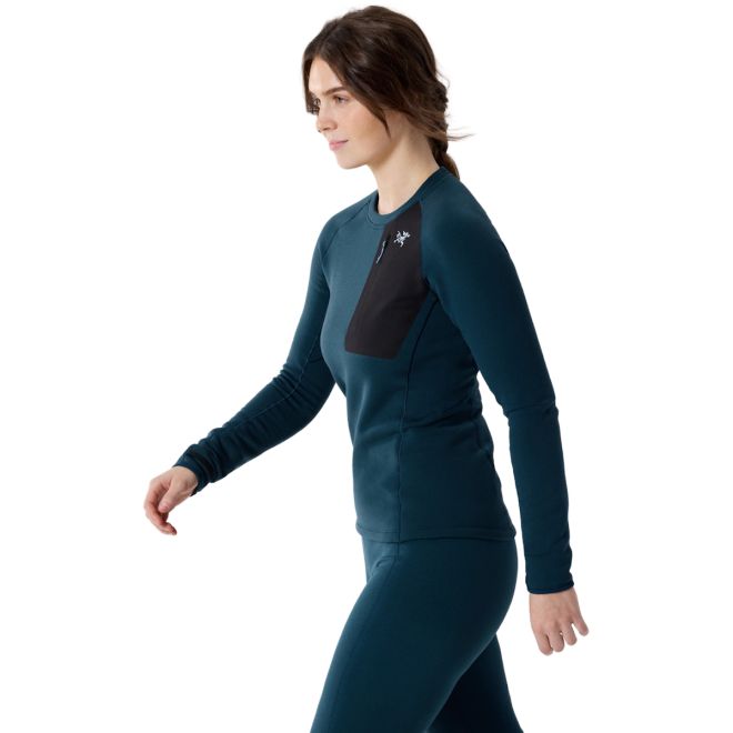 Arc'teryx Kyanite Baselayer Crew Neck W maglia termica maniche lunghe donna