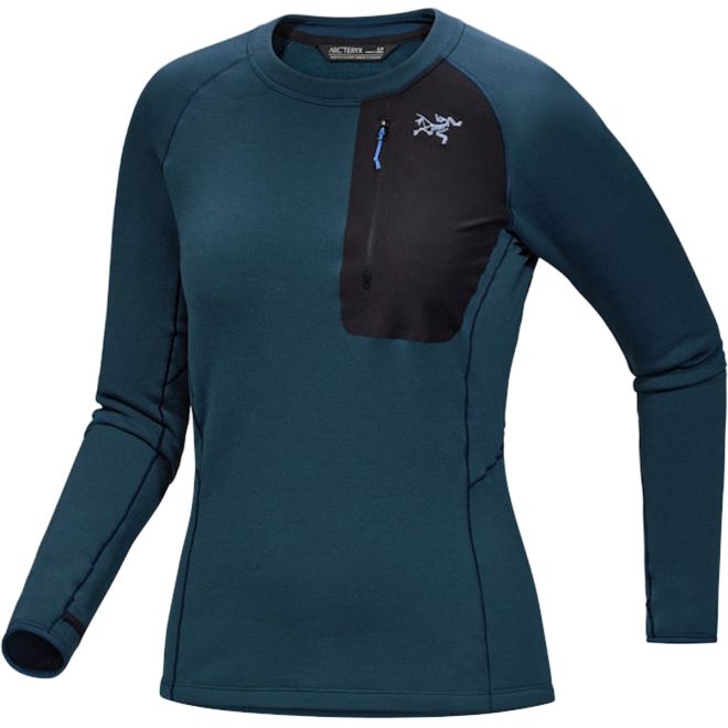 Arc'teryx Kyanite Baselayer Crew Neck W maglia termica maniche lunghe donna