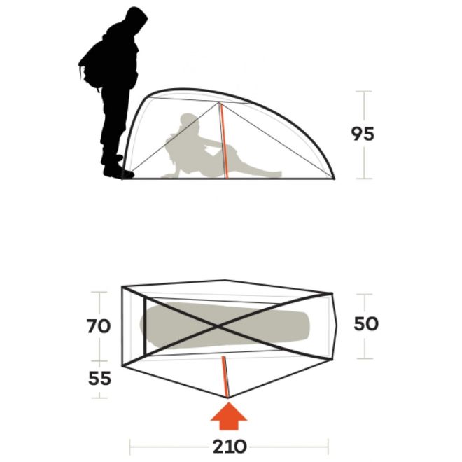 Ferrino Nemesi 1 Pro tenda da trekking