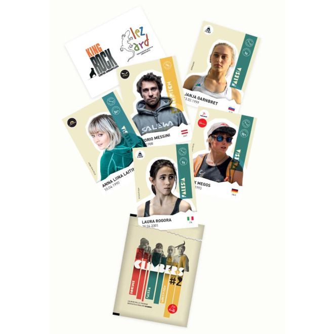 Versante Sud Climbers #02 Stickers figurine per album x10