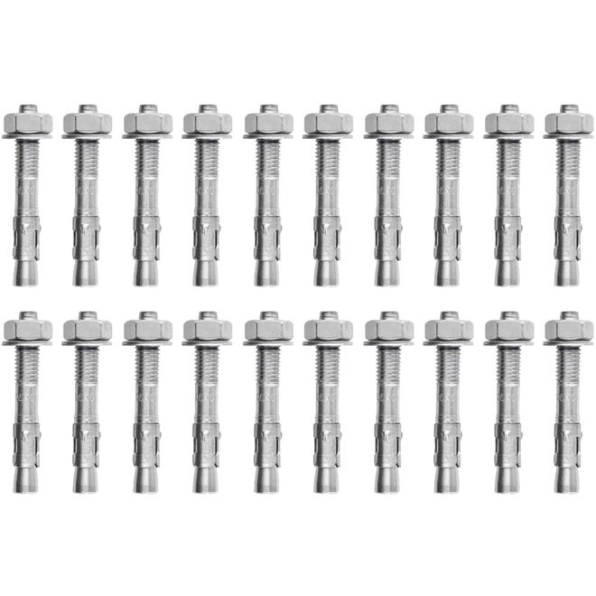 Fixe Box of M10 × 70 mm bolts chiodo espansione 20-pack