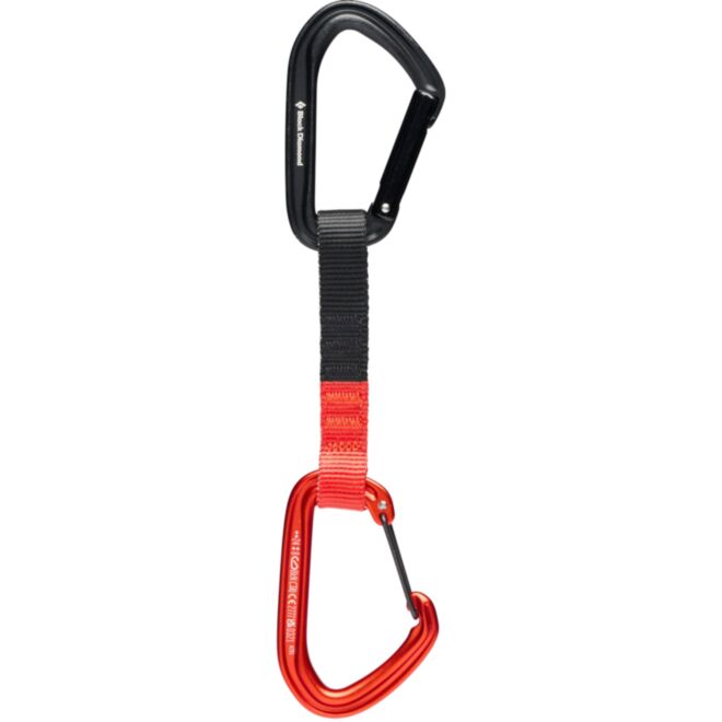Black Diamond Hotforge Hybrid Quickdraw rivio arrampicata