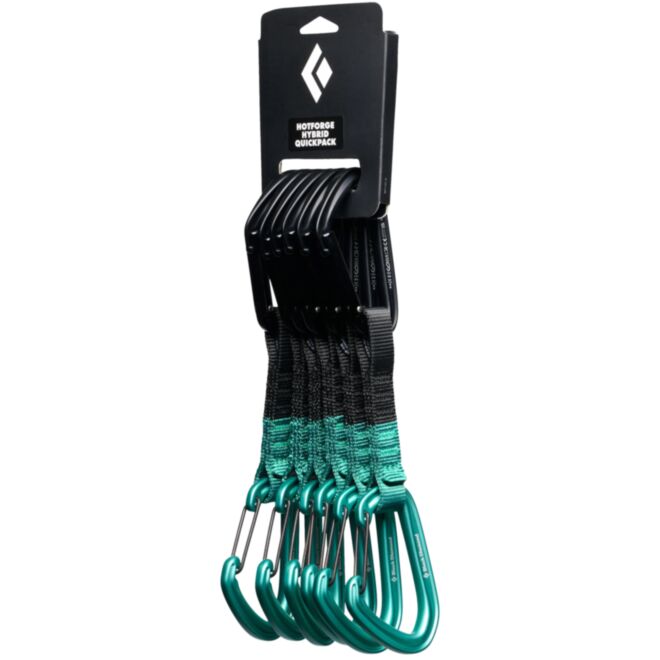 Black Diamond Hotforge Hybrid Quickpack set rinvii arrampicata