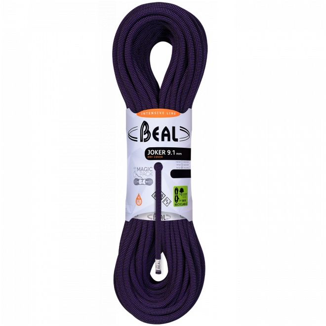Beal Joker 9.1 mm Unicore Dry Cover corda arrampicata