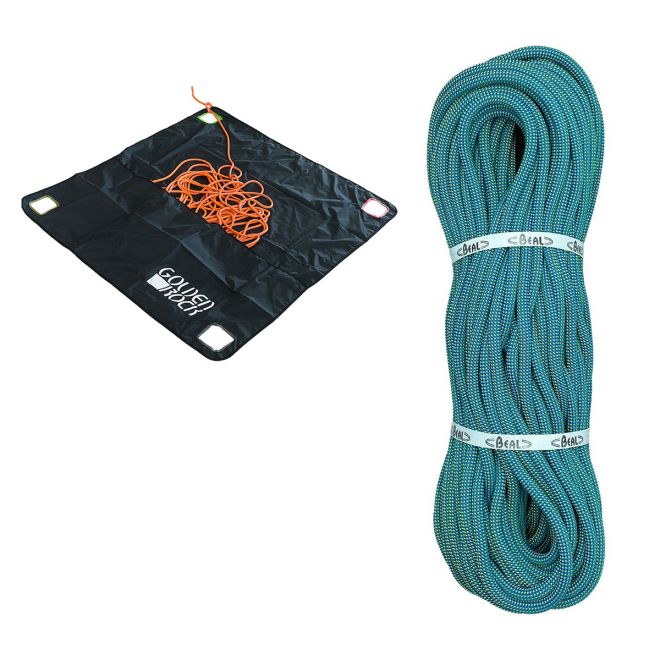 Oliunìd Kit Lampo 9.7 mm + telo porta corda Golden Rock Rope Tarp