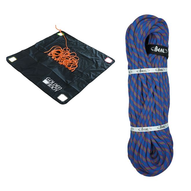 Oliunìd Kit Lampo 9.7 mm + telo porta corda Golden Rock Rope Tarp