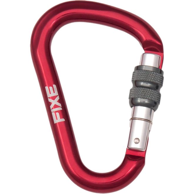 Fixe Lotus Stone HMS Screw moschettone a ghiera arrampicata