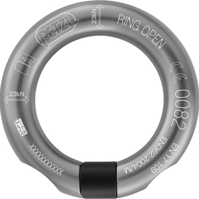 Petzl Ring Open anello di collegamento lavori in quota
