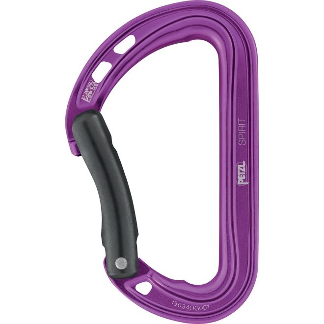 Petzl Spirit Bent Gate moschettone arrampicata