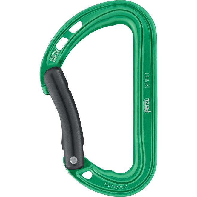 Petzl Spirit Bent Gate moschettone arrampicata