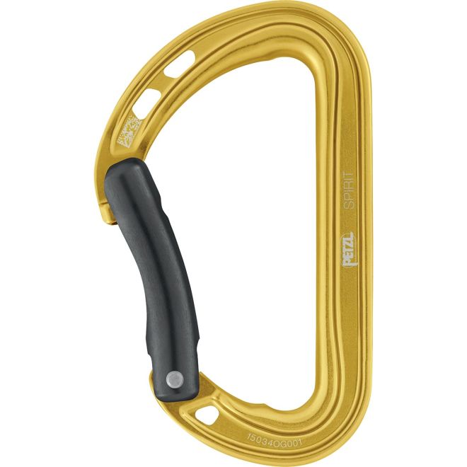 Petzl Spirit Bent Gate moschettone arrampicata
