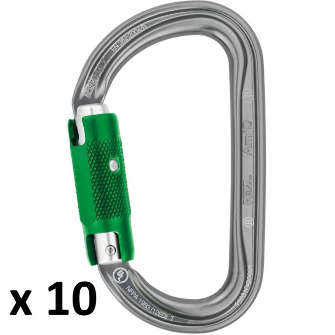 Petzl Am'd Pin-Lock (Confezione da 10) moschettone sbloccabile