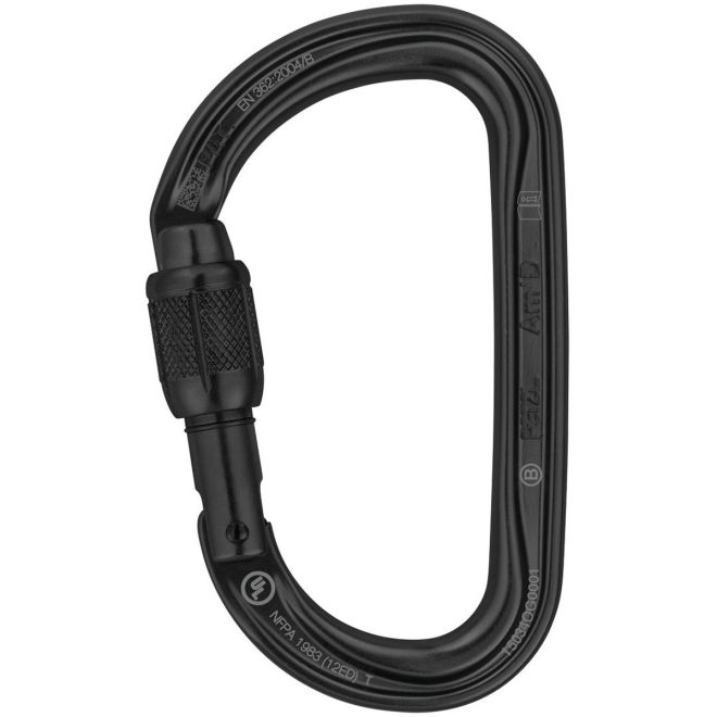 Petzl Am'D Screw Lock moschettone a ghiera da arrampicata