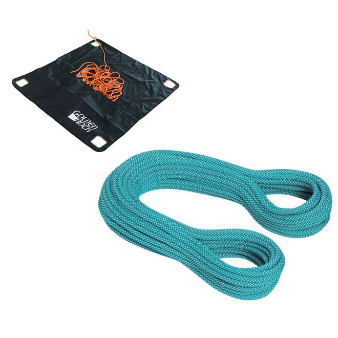Oliunìd Kit 9.5 Flash + telo porta corda Golden Rock Rope Tarp