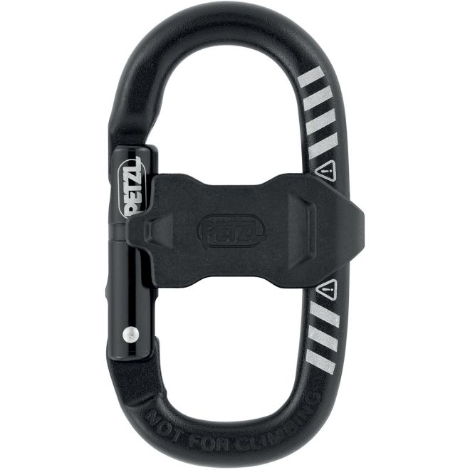 Petzl Mino con accessori moschettone porta materiale