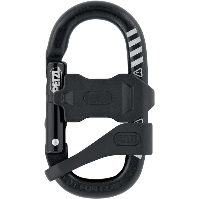 Petzl Mino con accessori moschettone porta materiale