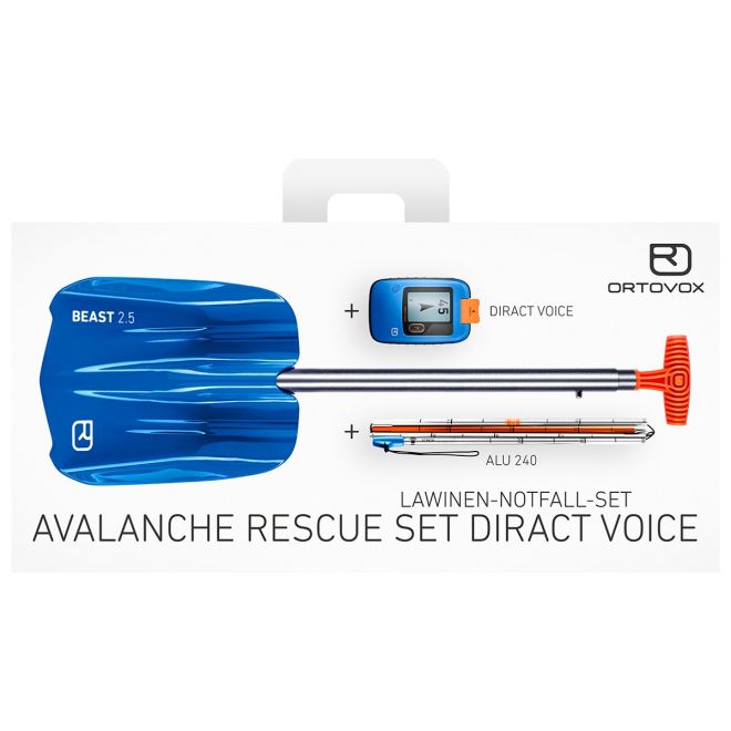 Ortovox Rescue Set Diract Voice kit ARVA pala sonda