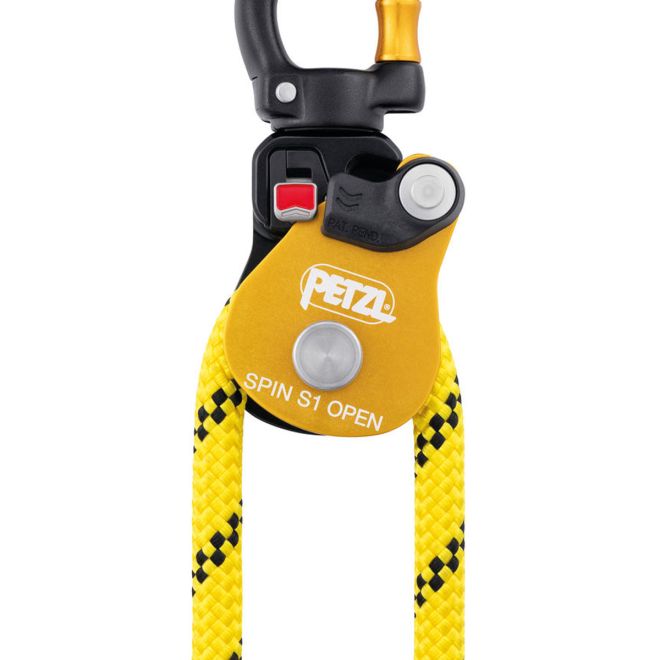 Petzl Spin S1 Open carrucola semplice per lavori in altezza