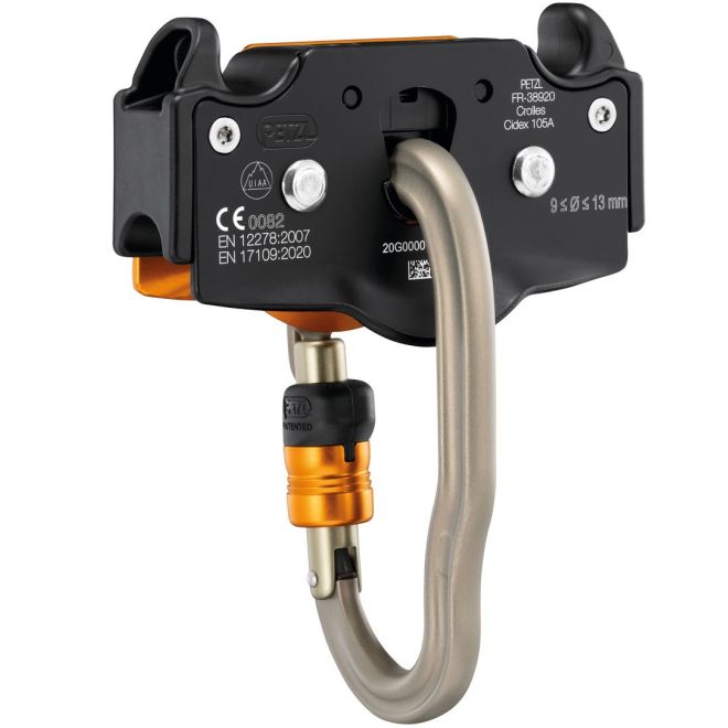 Petzl Trac Guide carrucola doppia arrampicata