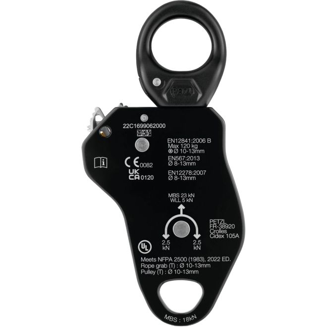 Petzl Pro Traxion carrucola bloccante arrampicata