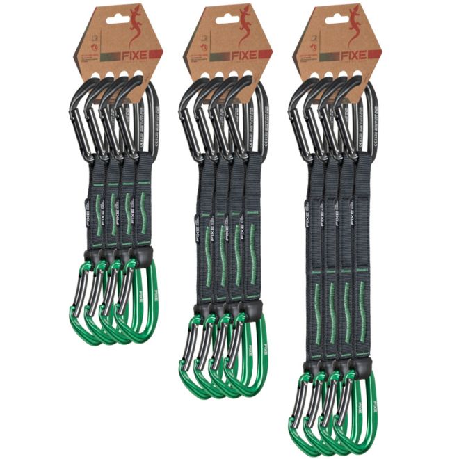 Fixe Pack 4 Puput Wide set rinvii arrampicata