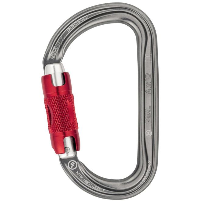 Petzl Am'D Twist Lock moschettone ghiera arrampicata