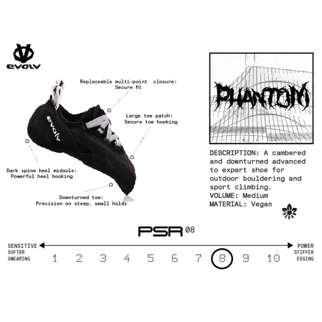 Evolv Phantom scarpette arrampicata