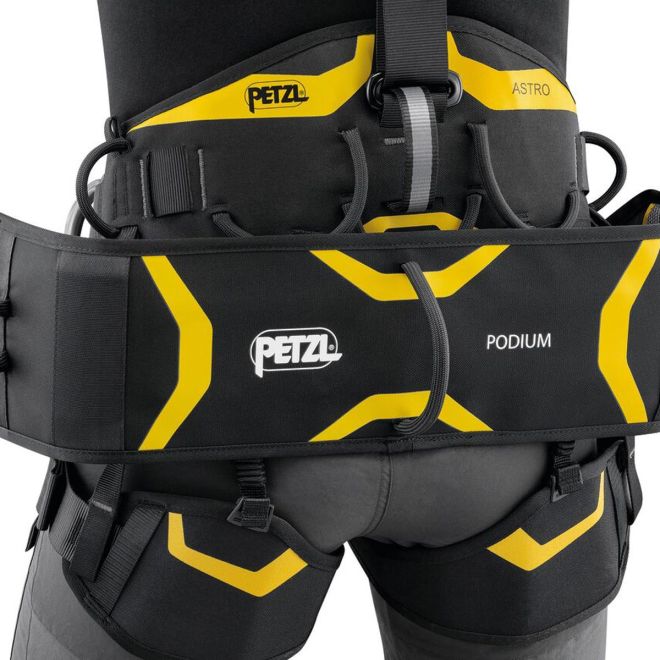 Petzl Podium sedile da lavoro comodo progettato per sospensioni prolungate