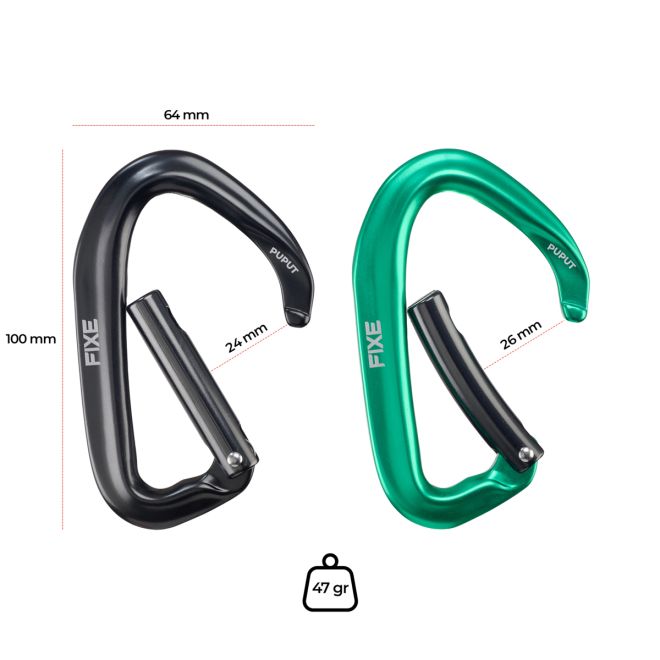 Fixe Puput Wide rinvio arrampicata