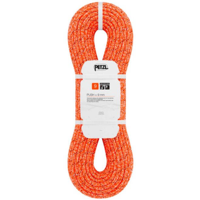 Petzl Push + 9 mm semistatica ultraresistente  torrentismo e speleologia