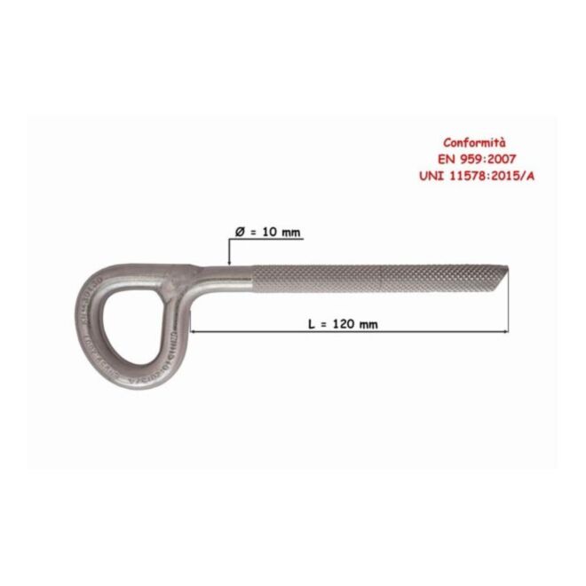 Raumer Superstar inox Ø10x120 mm ancoraggio chimico