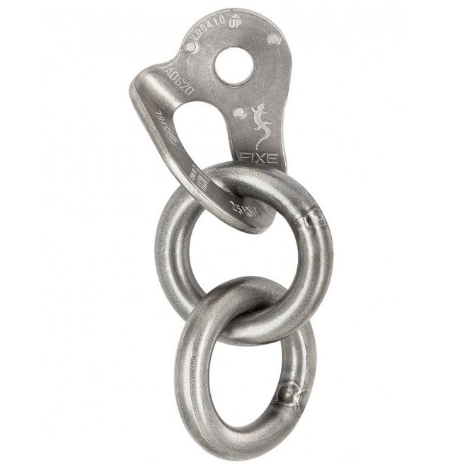 Fixe C-Belay Station Fixe 1 316L M10 placchetta + 2 anelli