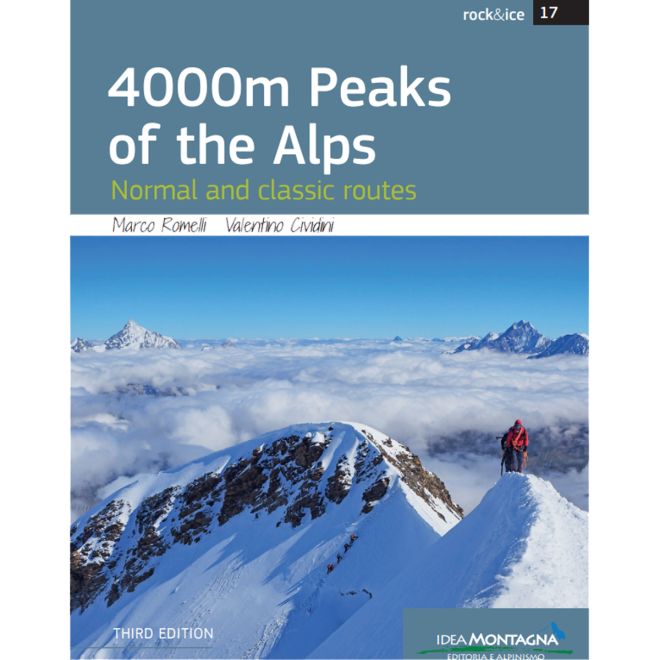 Idea Montagna 4000m Peaks Of The Alps Ed. 2026 versione inglese guida alpinismo