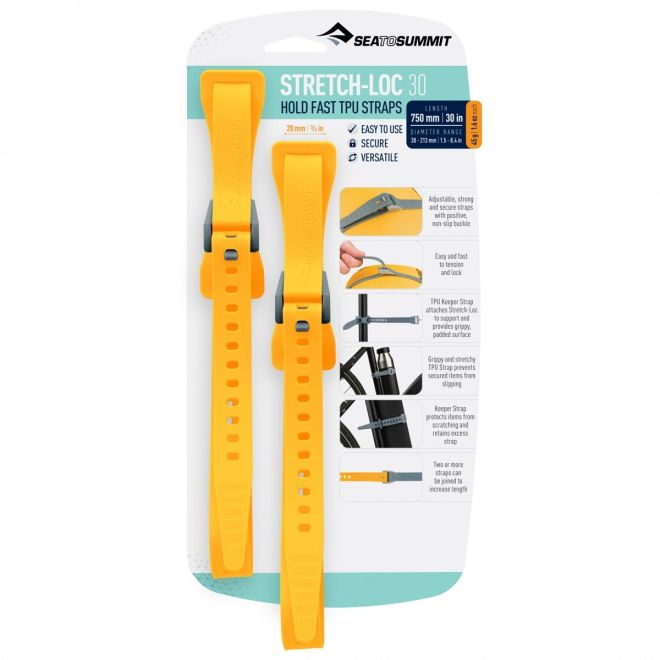 Sea To Summit Stretch-Loc 30 2-Pack TPU cinghie di compressione