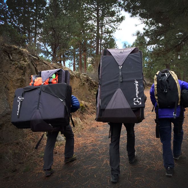 Metolius Shortstop crash pad boulder arrampicata