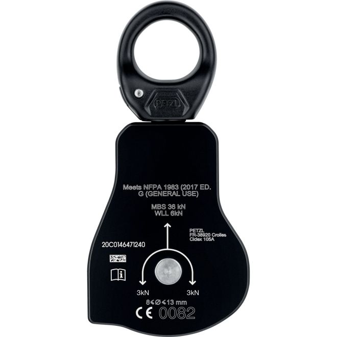 Petzl Spin L1D carrucola semplice per lavori in quota