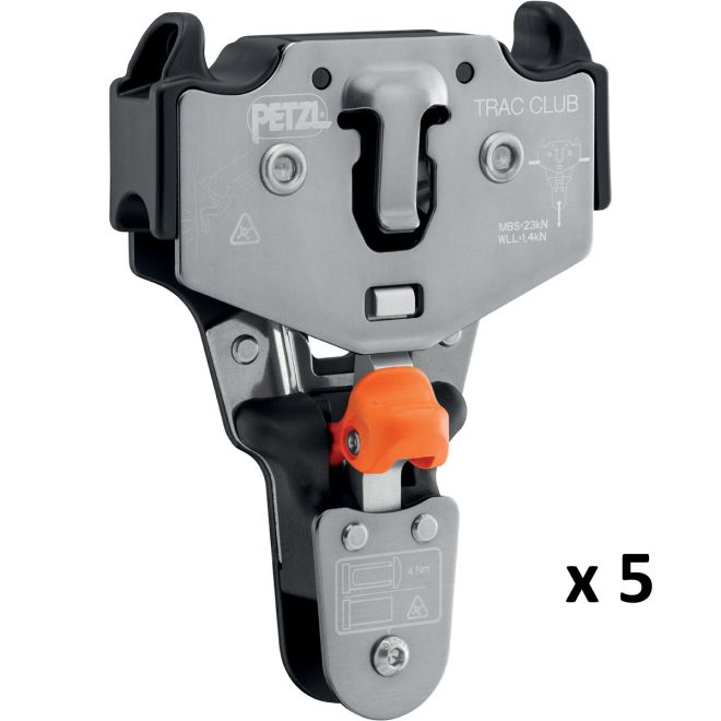 Petzl Trac Club (confezione da 5) carrucola parchi avventura