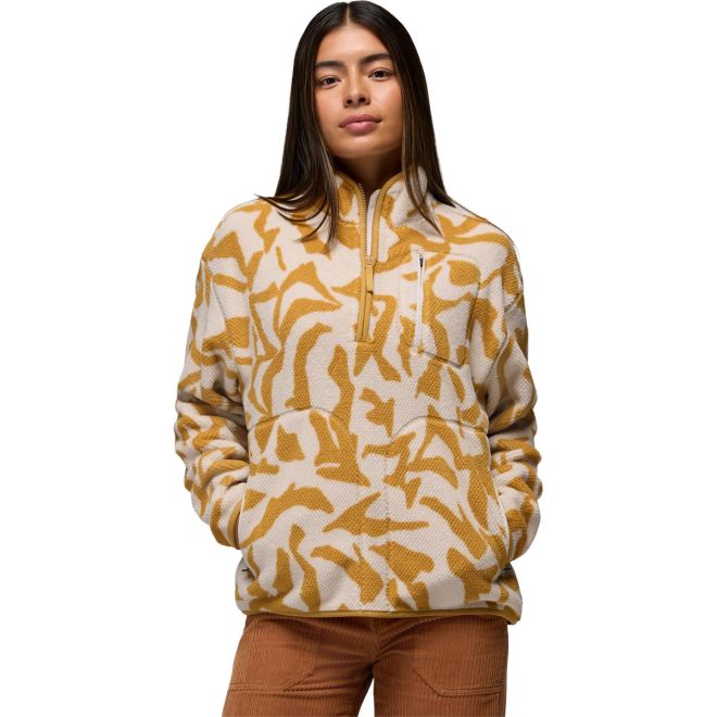 Prana Tuff Fluff Half Zip Women's pile donna